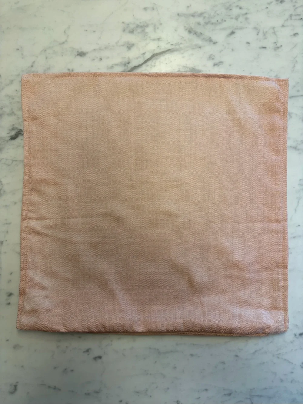 IKEA 20x20 Light Pink Square Textured Pillow Cover (set of two)